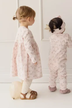 Organic Cotton Poppy Dress - Sweet Pea Floral