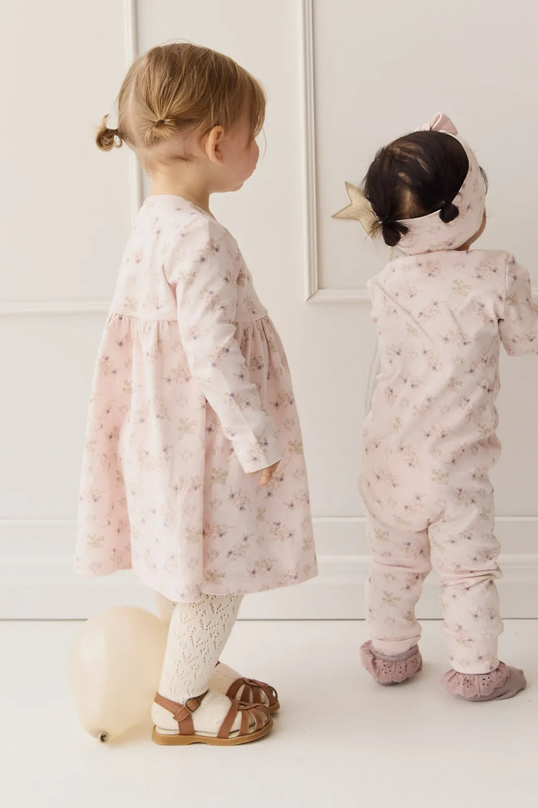 Organic Cotton Poppy Dress - Sweet Pea Floral