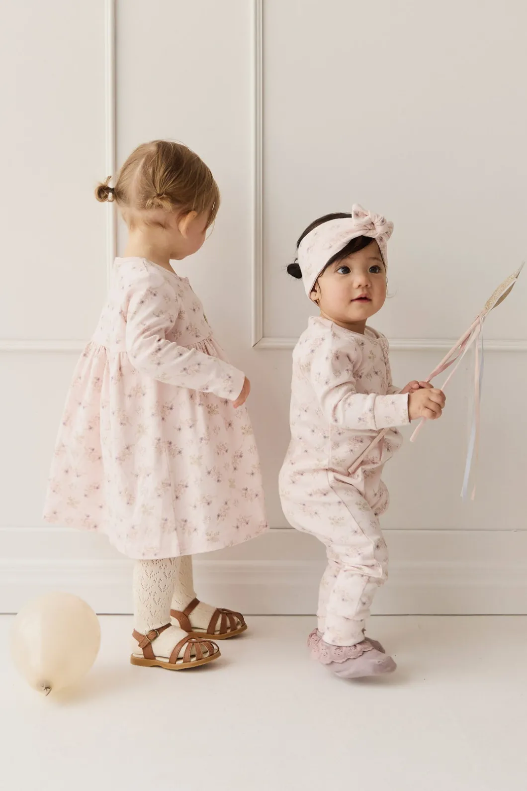 Organic Cotton Poppy Dress - Sweet Pea Floral