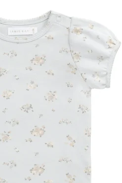Organic Cotton Prarie Top - Petite Fleur Blue