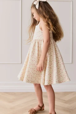 Organic Cotton Quinn Dress - Rosalie Field Blush