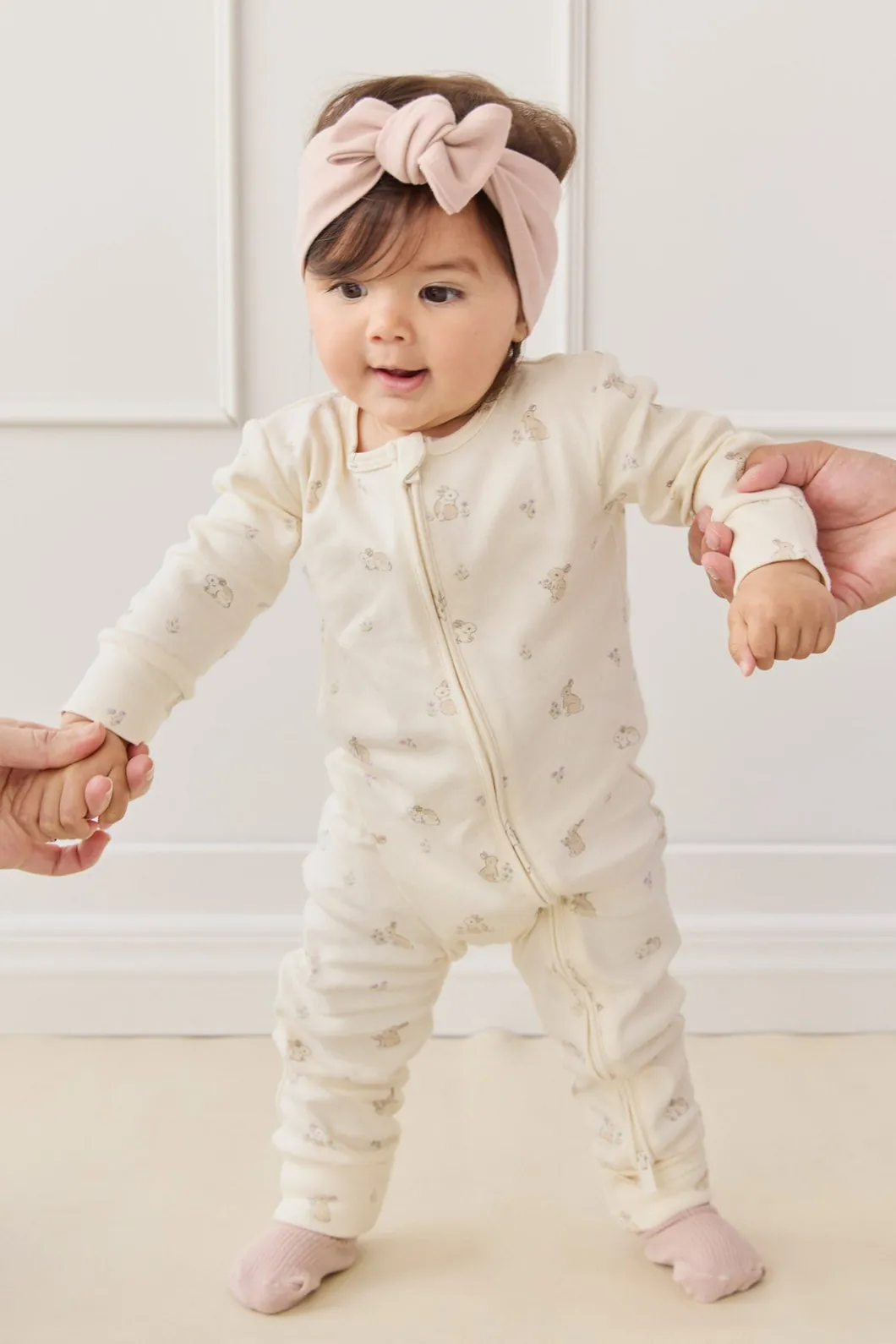Organic Cotton Reese Zip Onepiece - Pennys Baby Friends