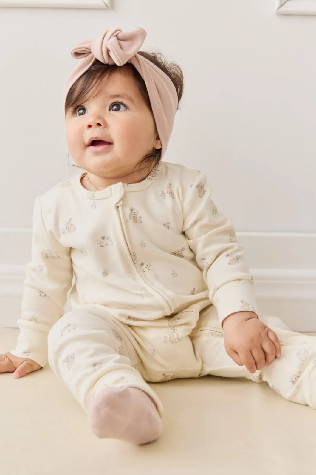 Organic Cotton Reese Zip Onepiece - Pennys Baby Friends