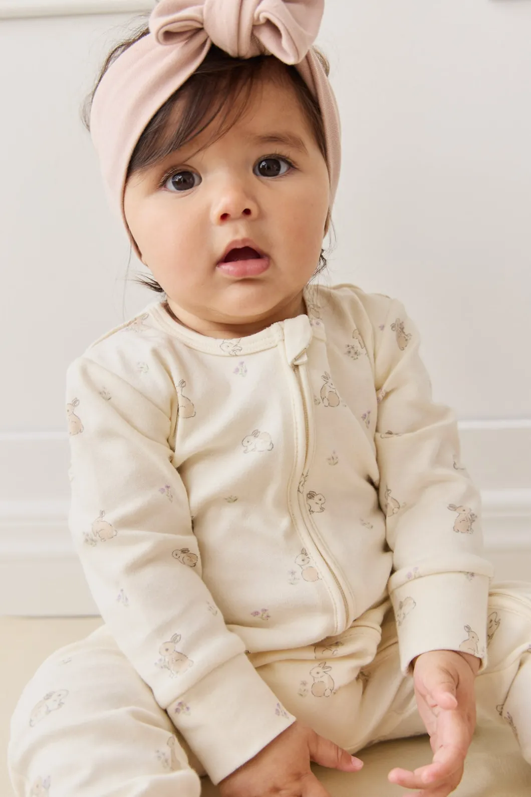 Organic Cotton Reese Zip Onepiece - Pennys Baby Friends