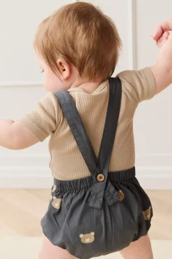 Organic Cotton Robin Playsuit - Bobbie Bears Shadow