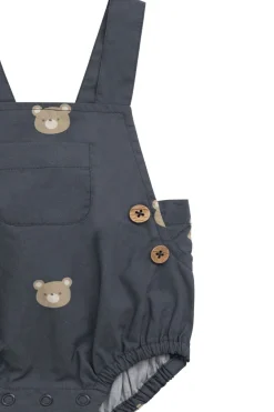 Organic Cotton Robin Playsuit - Bobbie Bears Shadow