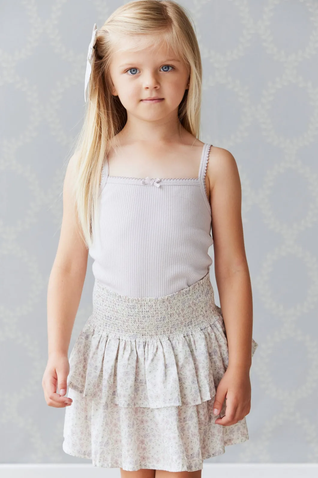 Organic Cotton Samantha Skirt - Fifi Lilac