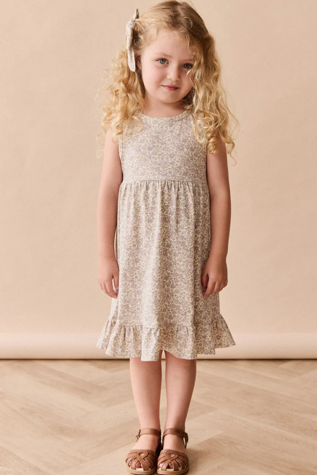 Organic Cotton Savannah Dress - Amelia Pastel