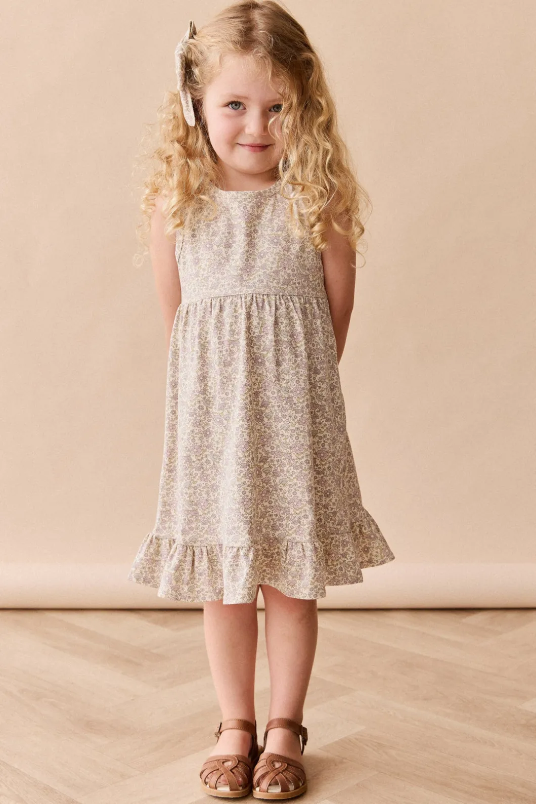 Organic Cotton Savannah Dress - Amelia Pastel