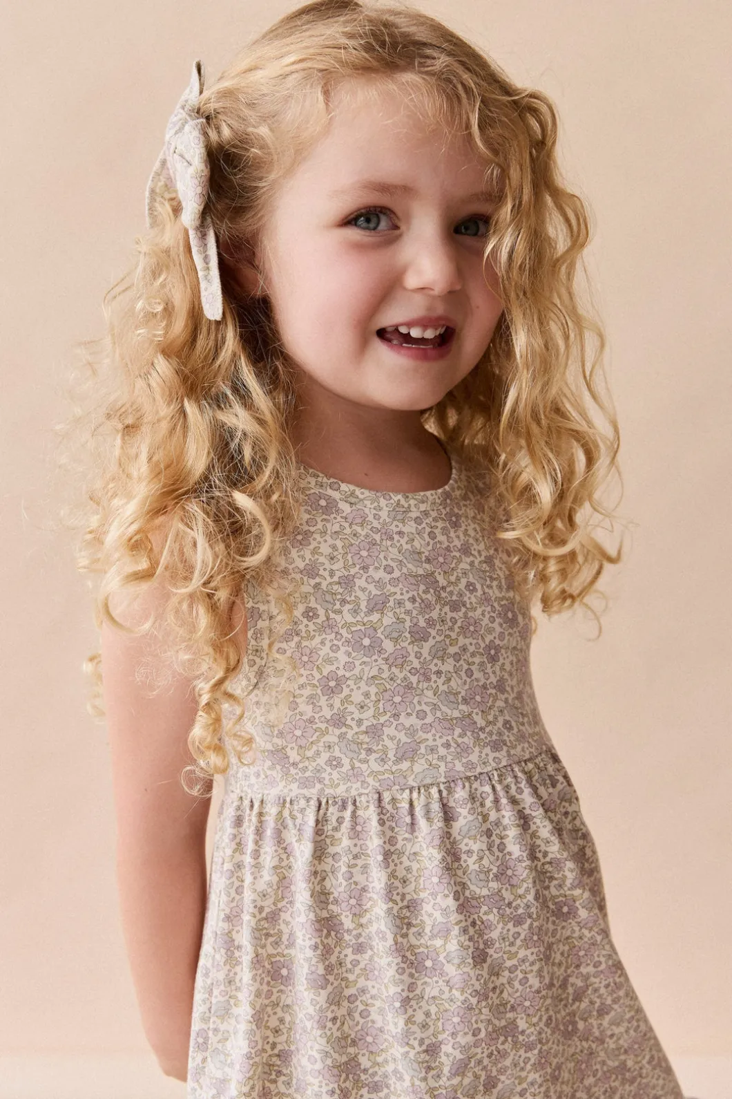 Organic Cotton Savannah Dress - Amelia Pastel
