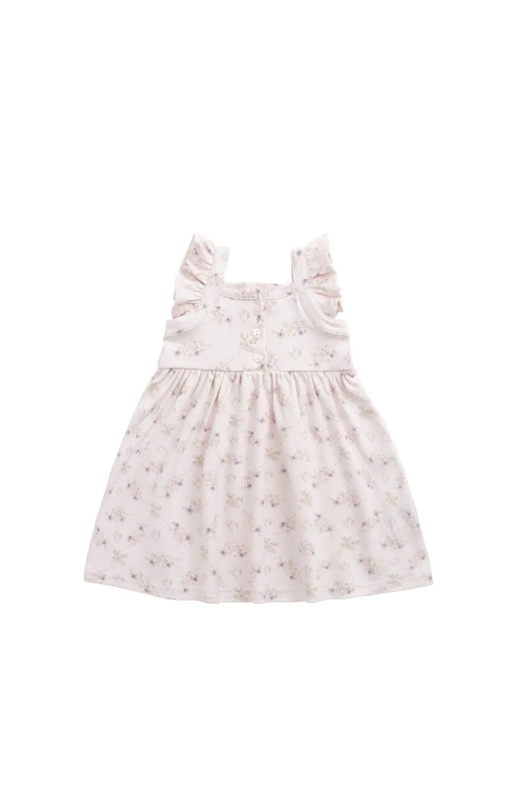 Organic Cotton Sienna Dress - Sweet Pea Floral