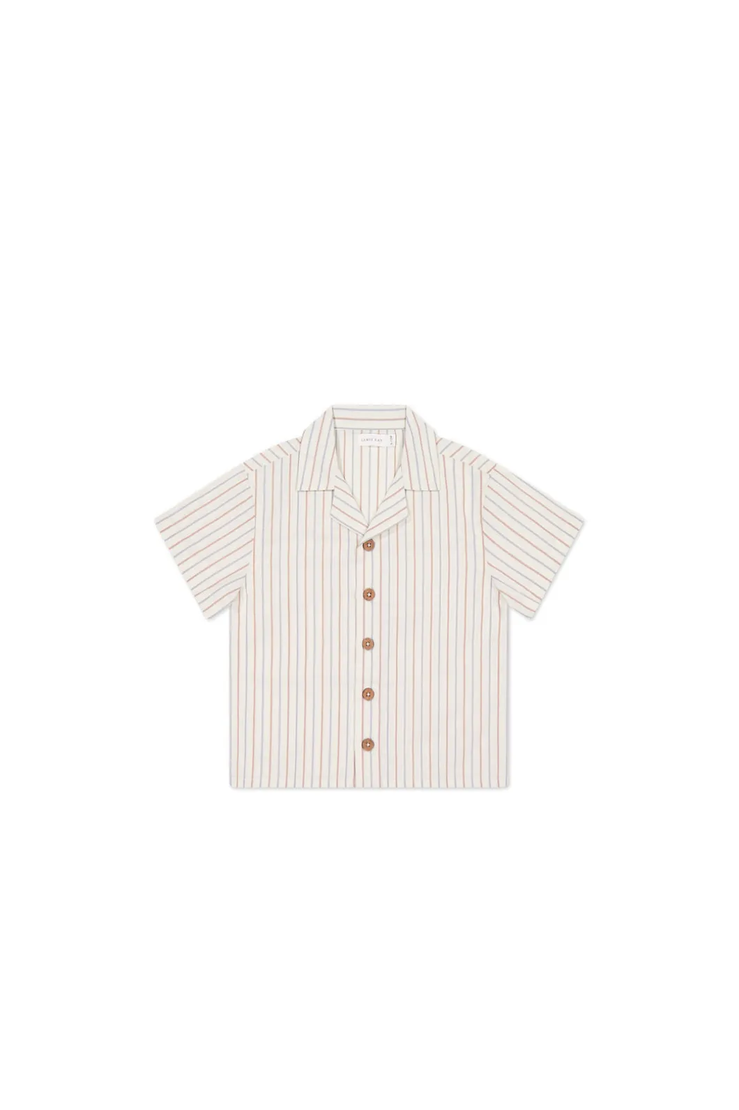Organic Cotton Silas Shirt - Vacation Stripe