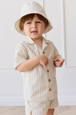Organic Cotton Silas Shirt - Vacation Stripe