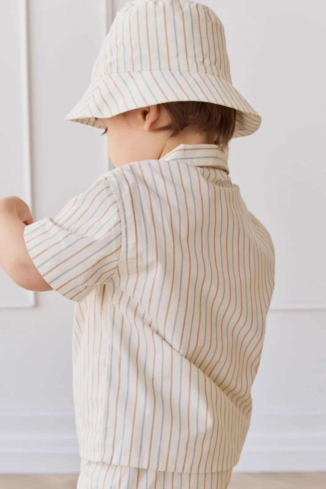 Organic Cotton Silas Shirt - Vacation Stripe