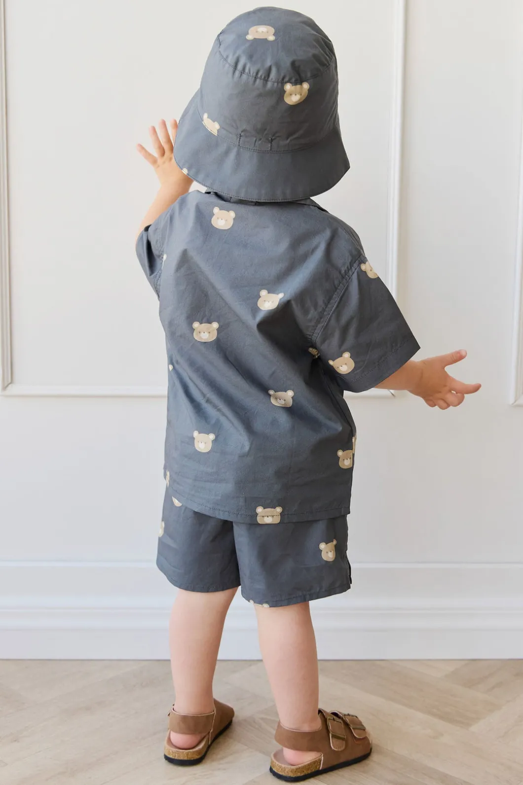 Organic Cotton Silas Short - Bobby Bears Shadow