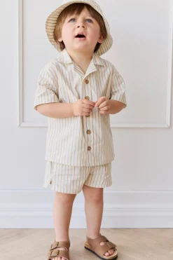 Organic Cotton Silas Short - Vacation Stripe