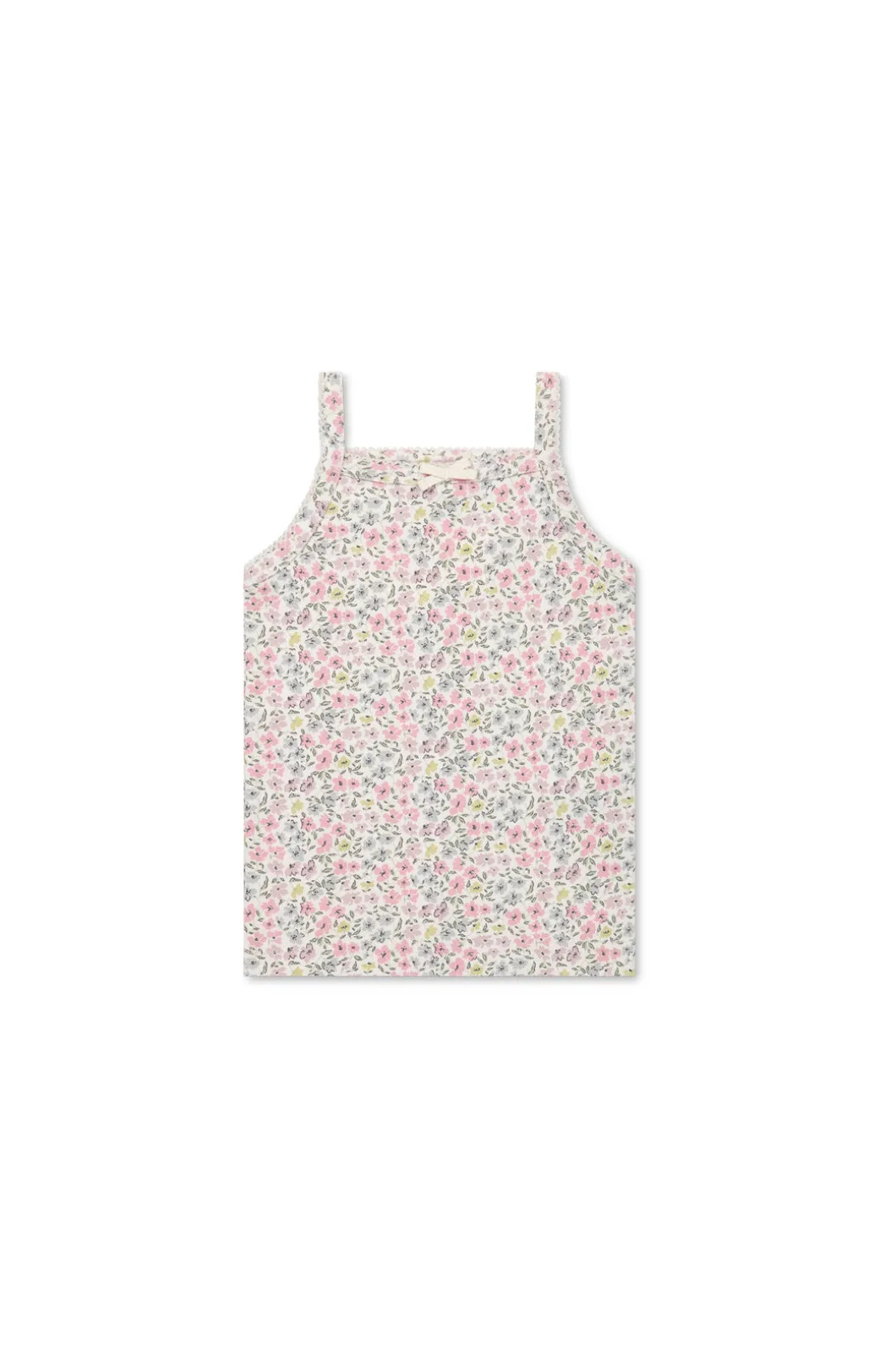 Organic Cotton Singlet - Fifi Mini Slightly Pink