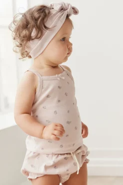 Organic Cotton Singlet - Meredith Violet