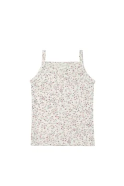 Organic Cotton Singlet - Posy Floral