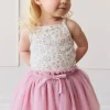 Organic Cotton Singlet - Penny's Egg Hunt Parisian Pink