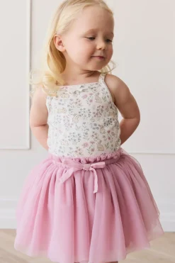 Organic Cotton Singlet - Penny's Egg Hunt Parisian Pink