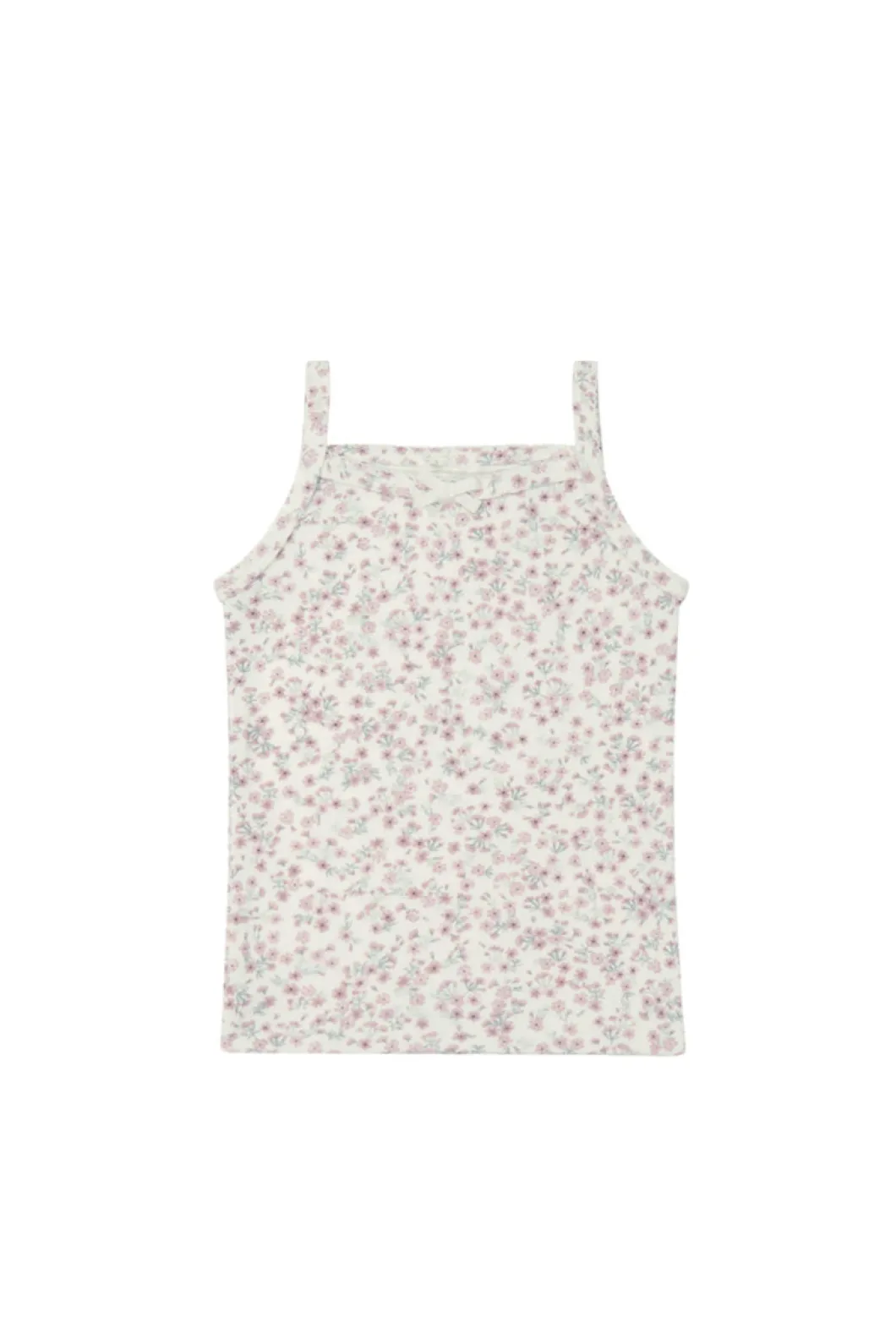 Organic Cotton Singlet - Posy Floral