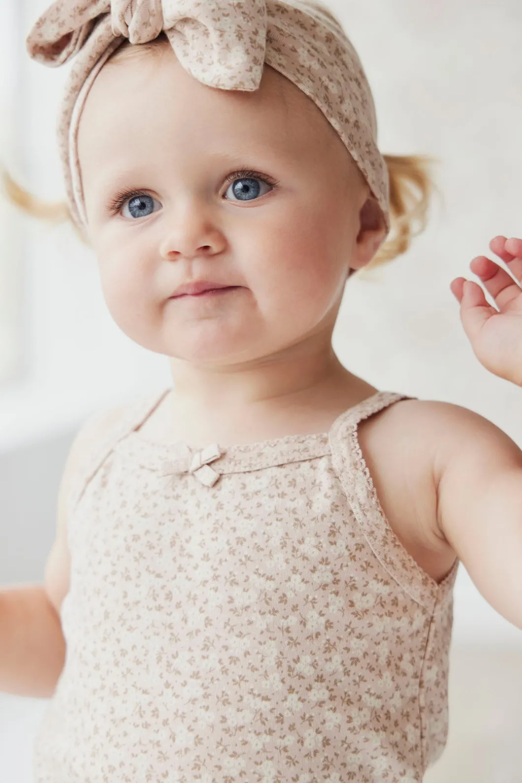 Organic Cotton Singlet - Rosalie Fields