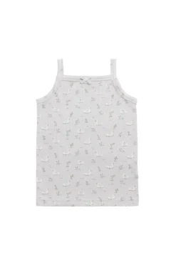Organic Cotton Singlet - Swanning Dawn Blue