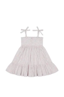 Organic Cotton Stella Dress - Azra Slightly Pink