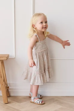 Organic Cotton Stella Dress - Azra Slightly Pink