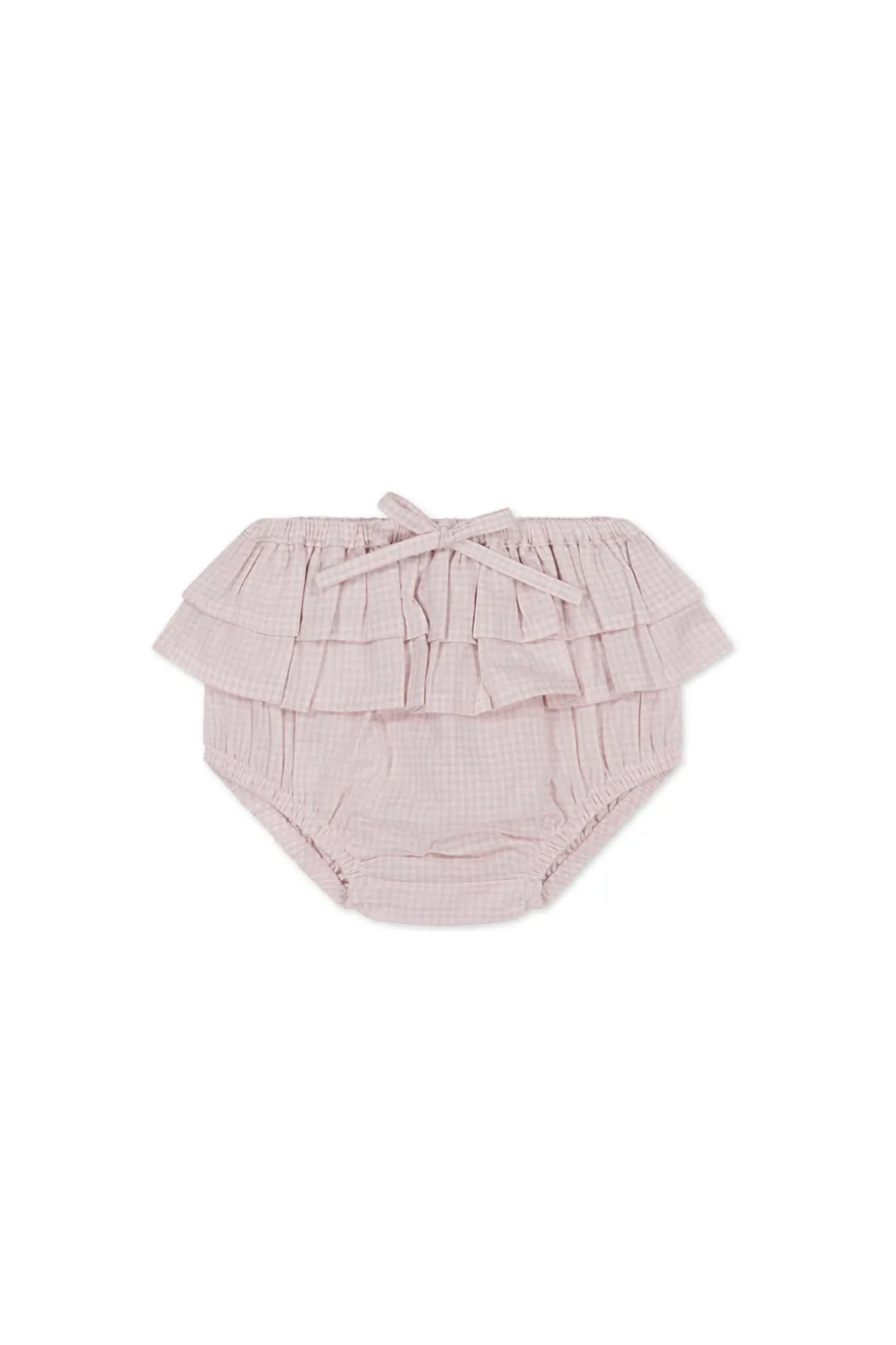 Organic Cotton Sydney Bloomer - Mini Woven Gingham Violet