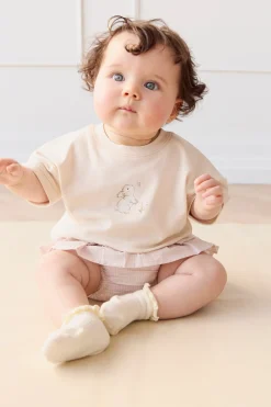 Organic Cotton Sydney Bloomer - Mini Woven Gingham Violet