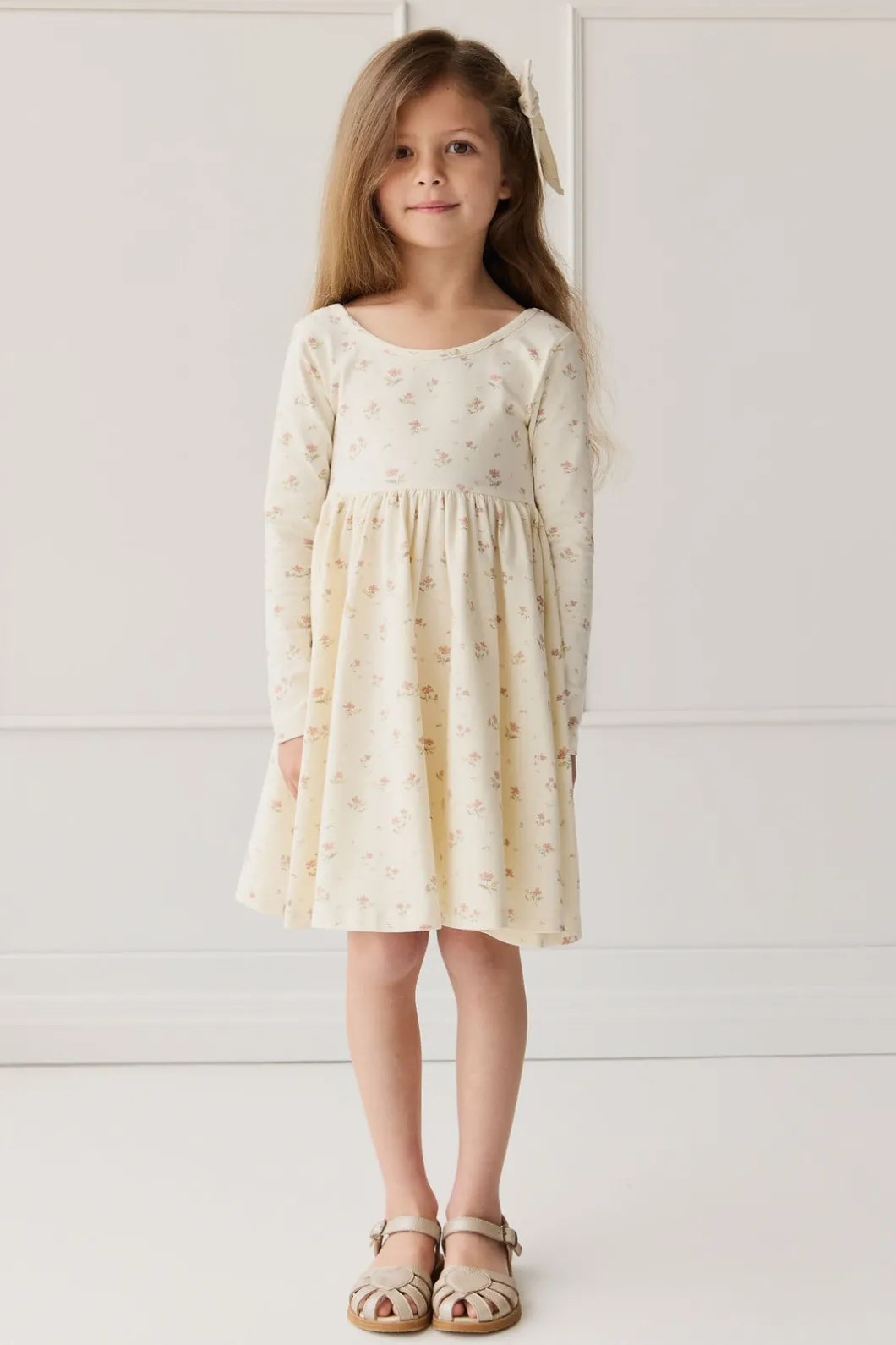 Organic Cotton Tallulah Dress - Emilia Egret