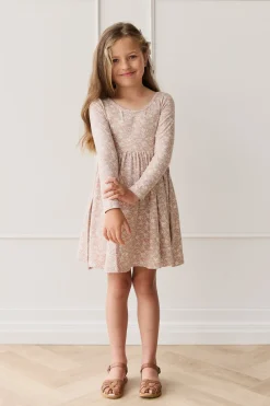 Organic Cotton Tallulah Dress - Chloe Mauve