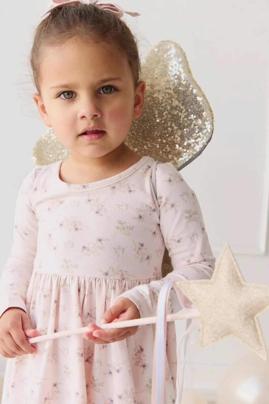 Organic Cotton Tallulah Dress - Sweet Pea Floral