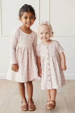 Organic Cotton Tallulah Dress - Meredith Violet