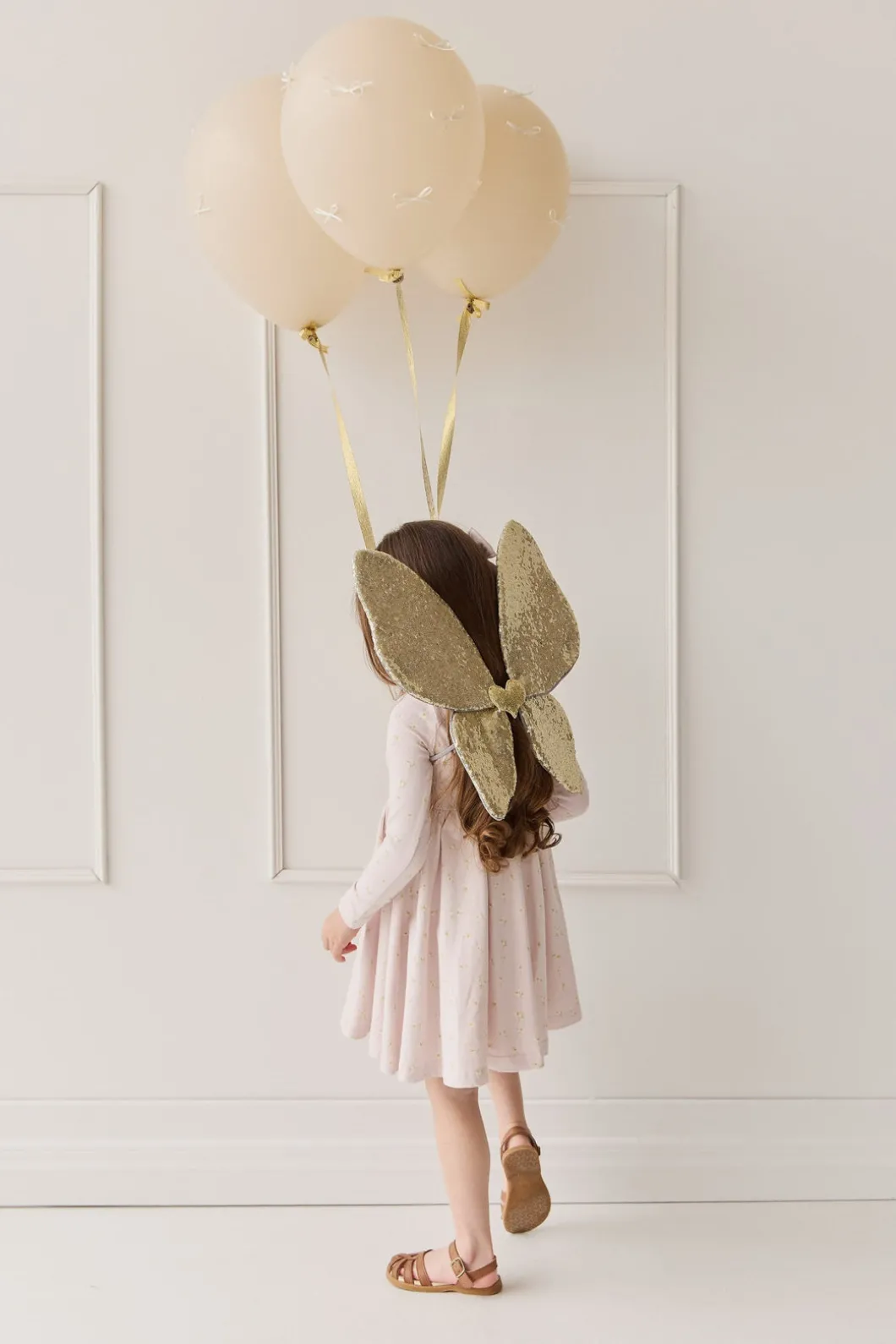 Organic Cotton Tallulah Dress - Simple Flowers Lilac
