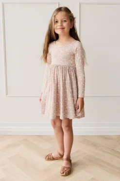 Organic Cotton Tallulah Dress - Chloe Mauve