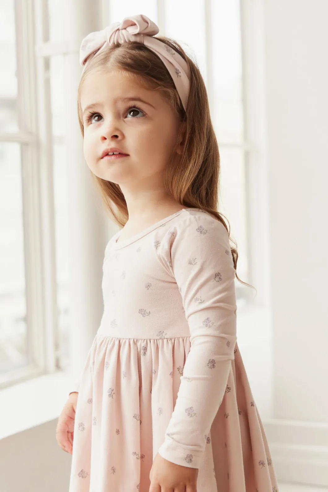 Organic Cotton Tallulah Dress - Meredith Violet