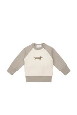 Organic Cotton Tao Sweatshirt - Vintage Taupe Cosy Basil