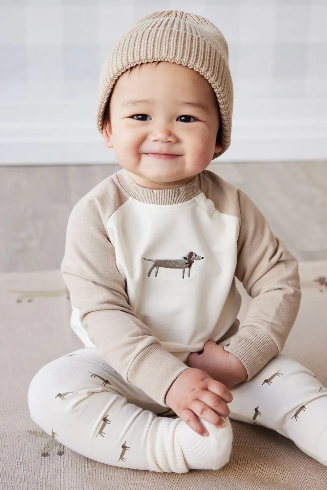 Organic Cotton Tao Sweatshirt - Cosy Basil Fawn