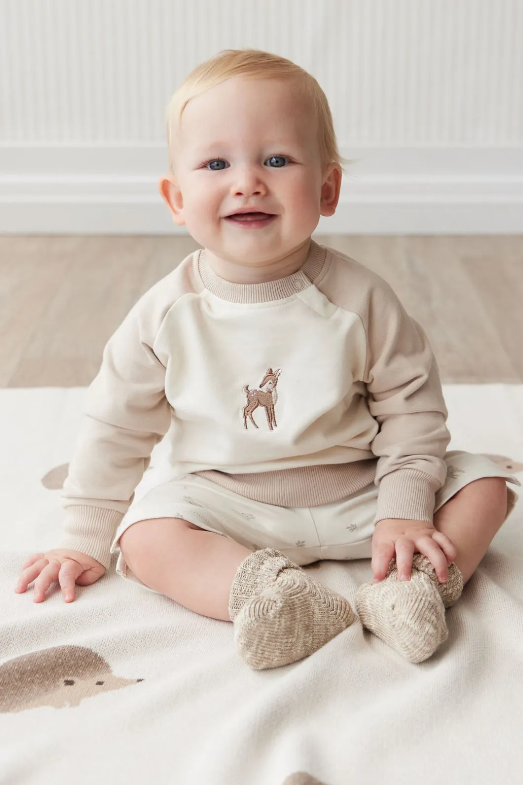 Organic Cotton Tao Sweatshirt - Fable Deer Cloud