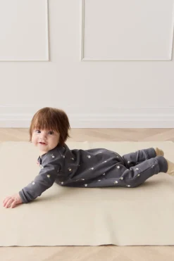Organic Cotton Tao Sweatshirt Onepiece - Bobby Berries Shadow