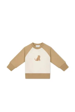 Organic Cotton Tao Sweatshirt - Bronzed Leopard