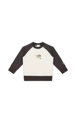 Organic Cotton Tao Sweatshirt - Pinecone/Cloud Sasha Puppy