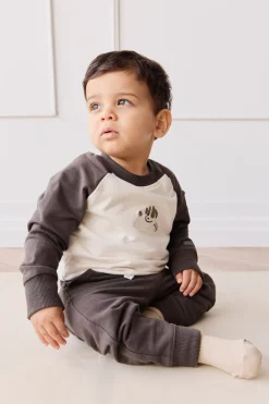 Organic Cotton Tao Sweatshirt - Pinecone/Cloud Sasha Puppy