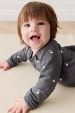 Organic Cotton Tao Sweatshirt Onepiece - Bobby Berries Shadow