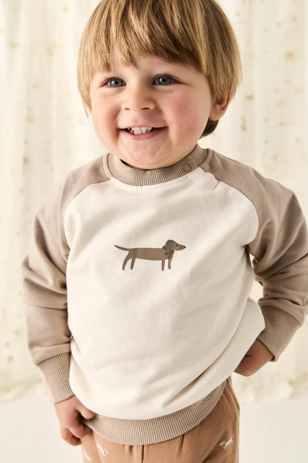 Organic Cotton Tao Sweatshirt - Vintage Taupe Cosy Basil