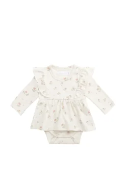 Organic Cotton Vivienne Playsuit - Emilia Egret