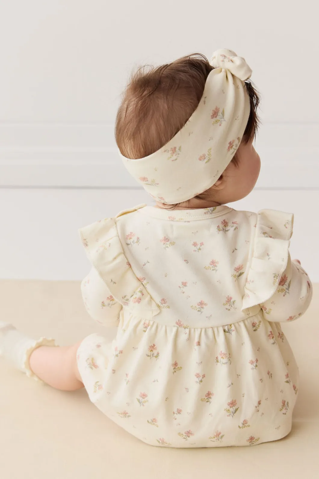 Organic Cotton Vivienne Playsuit - Emilia Egret
